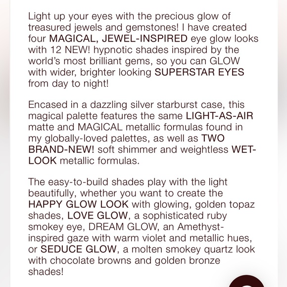 ⭐️NWT⭐️ Charlotte Tilbury BEJEWELLED EYES TO HYPNOTISE eye pallet. ⭐️NIB⭐️ - Picture 12 of 13